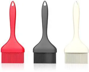 Large Silicone Basting Pastry Brush - 3.54inch Extra Wide Silicone Basting Brush for Grilling,Heat Resistant Brushes Spread Oil Butter Sauce for Cooking Baking BBQ,Dishwasher Safe,Set of 3 Large Silicone Basting Pastry Brush - 3.54inch Extra Wide Silicone Basting Brush for Grilling,Heat Resistant Brushes Spread Oil Butter Sauce for Cooking Baking BBQ,Dishwasher Safe,Set of 3