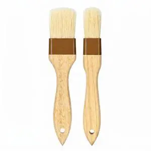 Pastry Brush, Natural Bristle Basting Brush, Beech Wooden Handle Basting and BBQ Brushes for Cooking, Butter, Oil, Egg, Marinade, Sauce, Grilling, Baking (1 Inch, 1 1/2 Inch) Pastry Brush, Natural Bristle Basting Brush, Beech Wooden Handle Basting and BBQ Brushes for Cooking, Butter, Oil, Egg, Marinade, Sauce, Grilling, Baking (1 Inch, 1 1/2 Inch)