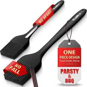 600°F Heat Resistant Silicone Basting Brushes BPA Free Pastry Brush, Spread Oil Butter Sauce for BBQ Grill Baking Kitchen Cooking, Dishwasher Safe (2 SIZE) 600°F Heat Resistant Silicone Basting Brushes BPA Free Pastry Brush, Spread Oil Butter Sauce for BBQ Grill Baking Kitchen Cooking, Dishwasher Safe (2 SIZE)