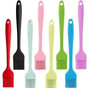 8 Pcs Silicone Basting Brush 230 Heat Resistant BPA Free Silicone Marinading Meat Grill Basting Pastry Brush for Oil Butter Sauce Sausages Desserts Turkey Baster Grill Barbecue 8 Pcs Silicone Basting Brush 230 Heat Resistant BPA Free Silicone Marinading Meat Grill Basting Pastry Brush for Oil Butter Sauce Sausages Desserts Turkey Baster Grill Barbecue