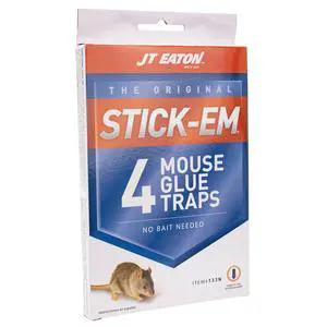 Stick-Em Mouse Glue Trap Effective Mouse Control Adhesive Board Non-Toxic, Ready-to-Use Pest Trap Compact Size for Indoor Use Stick-Em Mouse Glue Trap Effective Mouse Control Adhesive Board Non-Toxic, Ready-to-Use Pest Trap Compact Size for Indoor Use