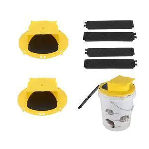 Bucket Lid Mouse Trap,Auto Reset,Humane and Efficient Mouse Trap Bucket-2Pack Bucket Lid Mouse Trap,Auto Reset,Humane and Efficient Mouse Trap Bucket-2Pack