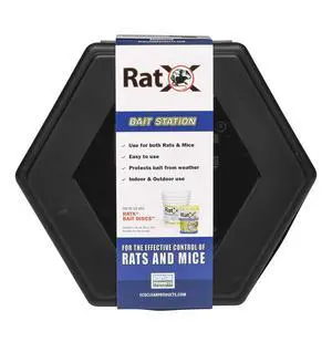Rodent Bait Station for Mice & Rats Indoor & Outdoor Use | Small Plastic Bait Box | Compact Size | Weatherproof, Reusable Rodent Bait Station for Mice & Rats Indoor & Outdoor Use | Small Plastic Bait Box | Compact Size | Weatherproof, Reusable