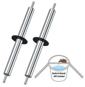 2 Pack Humane Mouse Trap Bucket Rolling Log No Kill Auto Release Rats Catch 2 Pack Humane Mouse Trap Bucket Rolling Log No Kill Auto Release Rats Catch