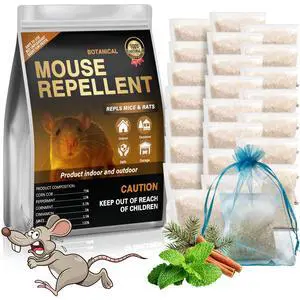 Mouse Repellent Pouches,24 Pack Rodent Repellent,Indoor Use Mice Deterrent Mouse Repellent Pouches,24 Pack Rodent Repellent,Indoor Use Mice Deterrent