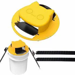 1 Pack Mouse Rat Trap Bucket Lids | Multi-Catch Auto Reset 5 Gallon Mouse Bucket Indoor for Home | Bucket Trap for Mice & Rats | Reusable Indoor & Outdoor Mouse Traps Bucket 1 Pack Mouse Rat Trap Bucket Lids | Multi-Catch Auto Reset 5 Gallon Mouse Bucket Indoor for Home | Bucket Trap for Mice & Rats | Reusable Indoor & Outdoor Mouse Traps Bucket