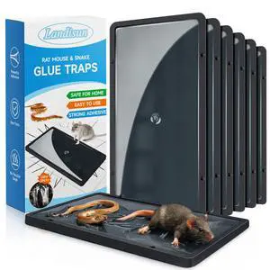 Mouse Rat Glue Traps for Snake Mices Spider Pest Control 6 Pack Mouse Rat Glue Traps for Snake Mices Spider Pest Control 6 Pack