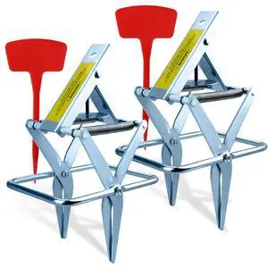 2 Pack Mole Traps,Galvanized Steel Scissor Trap,Reusable Mole Trap Killer,Easy Set Trap for Lawns 2 Pack Mole Traps,Galvanized Steel Scissor Trap,Reusable Mole Trap Killer,Easy Set Trap for Lawns