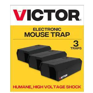 Electronic Mouse Trap, 3-Pack, Indoor Electric Mouse Traps for Home Electronic Mouse Trap, 3-Pack, Indoor Electric Mouse Traps for Home