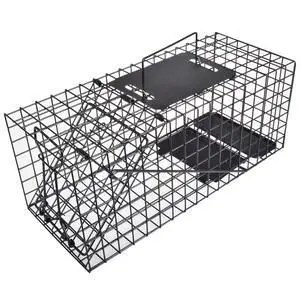 Live Squirrel Trap Heavy Duty Humane Animal Cage Trap (No Assembly Required) Live Squirrel Trap Heavy Duty Humane Animal Cage Trap (No Assembly Required)