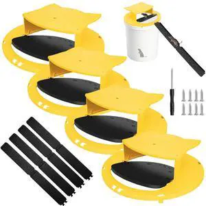 Mouse Trap Bucket Lid, 5 Gallon Bucket Lid Mouse Rat Trap, Multi-Catch, Auto Reset, Reusable Mice Trap Lid for Indoor Outdoor Use Mouse Trap Bucket Lid, 5 Gallon Bucket Lid Mouse Rat Trap, Multi-Catch, Auto Reset, Reusable Mice Trap Lid for Indoor Outdoor Use