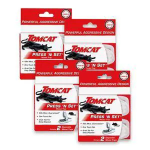 Press 'N Set Mouse Trap, 4-Pack (8 Traps) Press 'N Set Mouse Trap, 4-Pack (8 Traps)