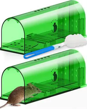 Mouse Humane No Kill Mouse Traps Live Catch & Release - 2 Pack Mouse Humane No Kill Mouse Traps Live Catch & Release - 2 Pack