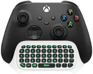 Green Backlight Keyboard for Xbox Gaming Controller, White Green Backlight Keyboard for Xbox Gaming Controller, White