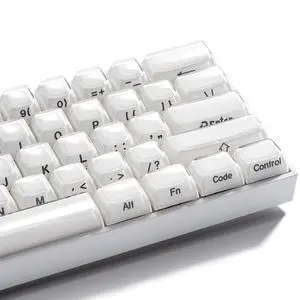 White Keycaps, Crystal Jelly Keyboard Key caps OEM Profile Side Printed Keycap Set Compatible with 61/68/84/87/98/100 ANSI Layout MX Switches Mechanical Keyboard White Keycaps, Crystal Jelly Keyboard Key caps OEM Profile Side Printed Keycap Set Compatible with 61/68/84/87/98/100 ANSI Layout MX Switches Mechanical Keyboard