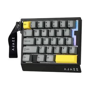 One Handed Gaming Keyboard, 8Khz Polling, 29 Keys Rapid Fast Wired Keyboard, SOCD & DKS, Magnetic Switch, Adjustable Actuation, RGB Backlits, Aluminum Plate (Black) One Handed Gaming Keyboard, 8Khz Polling, 29 Keys Rapid Fast Wired Keyboard, SOCD & DKS, Magnetic Switch, Adjustable Actuation, RGB Backlits, Aluminum Plate (Black)
