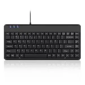 Wired USB Mini Keyboard, Black, US English Layout Wired USB Mini Keyboard, Black, US English Layout