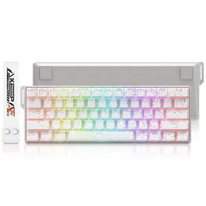 Hall Effect Gaming Keyboard with Magnetic Switch, SOCD, 0.01mm Actuation Adjustable Rapid Trigger,8000 Hz Polling, Topographic PBT Keycaps, Hot-swap, RGB Backlit Hall Effect Gaming Keyboard with Magnetic Switch, SOCD, 0.01mm Actuation Adjustable Rapid Trigger,8000 Hz Polling, Topographic PBT Keycaps, Hot-swap, RGB Backlit