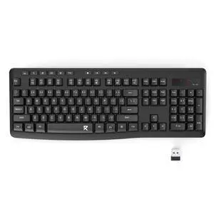 Wireless Keyboard, 2.4G Full-Sized Ergonomic Wireless Computer Keyboard with 10 Individual Multimedia Keys, Spill Resistant, for Mac OS Desktop/Laptop/PC BK7367 Wireless Keyboard, 2.4G Full-Sized Ergonomic Wireless Computer Keyboard with 10 Individual Multimedia Keys, Spill Resistant, for Mac OS Desktop/Laptop/PC BK7367