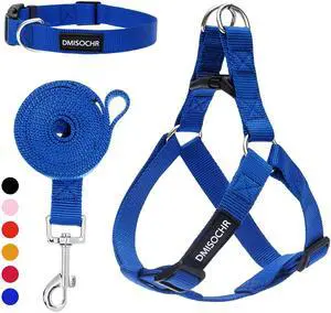 No Pull Dog Harness, Leash & Collar Set, Adjustable Step-in Vest No Pull Dog Harness, Leash & Collar Set, Adjustable Step-in Vest