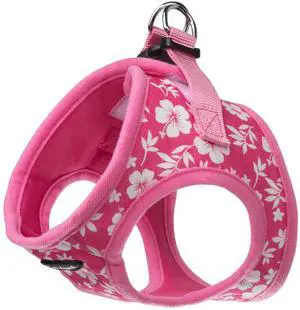 Pink Hibiscus Step-in Dog Harness for Small to Medium Sized Pets Updated Sizing, Re-Measuring is Essential Soft Vest Harness Anti-Choke with Adjustable Strap & Heavy Duty Clip M Pink Hibiscus Step-in Dog Harness for Small to Medium Sized Pets Updated Sizing, Re-Measuring is Essential Soft Vest Harness Anti-Choke with Adjustable Strap & Heavy Duty Clip M