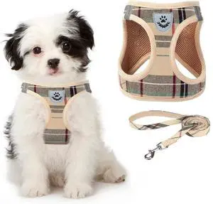 Dog Harness and Leash Set for Medium Large Dogs, Step in No Pull Soft Mesh Dog Harness Comfort Padded Pet Vest, Adjustable Reflective Easy Walking Puppy Cats Harnesses Training Dog Harness and Leash Set for Medium Large Dogs, Step in No Pull Soft Mesh Dog Harness Comfort Padded Pet Vest, Adjustable Reflective Easy Walking Puppy Cats Harnesses Training