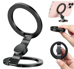 Magnetic Phone Stand & Fidget Spinner Combo, 2-in-1 Foldable Phone Holder with Dual Magnetic Rings, 360° Rotation 270° Flip,Strong Compatible Stand for MagSafe,Desk, Car, Gym (Gunmetal) Magnetic Phone Stand & Fidget Spinner Combo, 2-in-1 Foldable Phone Holder with Dual Magnetic Rings, 360° Rotation 270° Flip,Strong Compatible Stand for MagSafe,Desk, Car, Gym (Gunmetal)