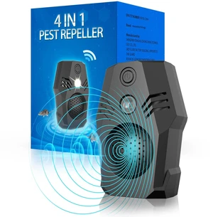 Superior Squirrel Repeller, Ultrasonic Squirrel Mouse Repellent Plug in, Electronic Rat Repeller, Repel Rodents, Mice, Rats, Squirrels, Black Superior Squirrel Repeller, Ultrasonic Squirrel Mouse Repellent Plug in, Electronic Rat Repeller, Repel Rodents, Mice, Rats, Squirrels, Black