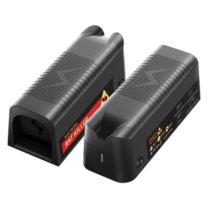 Electronic Mouse Trap 2 Pack Electric Mouse Trap Zapper for Indoor Use, Reusable Rodent Trap, No Touch No See, Effective Mice & Mouse Control Electronic Mouse Trap 2 Pack Electric Mouse Trap Zapper for Indoor Use, Reusable Rodent Trap, No Touch No See, Effective Mice & Mouse Control