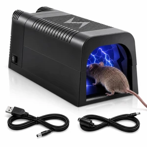 1 Pack Rat Trap Zapper Electric Mice Trap with Anti-Escape Door,Rechargeable Electronic Mouse Trap Indoor for Home,Reusable Rodent Zapper Shock Killer for Kitchen, Attic, Garage, Warehouse 1 Pack Rat Trap Zapper Electric Mice Trap with Anti-Escape Door,Rechargeable Electronic Mouse Trap Indoor for Home,Reusable Rodent Zapper Shock Killer for Kitchen, Attic, Garage, Warehouse