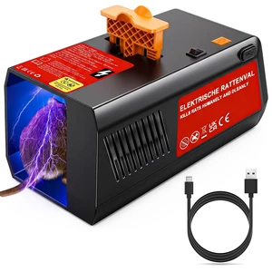 Electric Rat & Mouse Trap Indoor Outdoor, High-Voltage Electronic Mouse Trap Zapper with Anti-Escape Baffle, No-Touch Disposal, Reusable Rat Killer for Home, Kitchen, Garage, Office, Warehouse Electric Rat & Mouse Trap Indoor Outdoor, High-Voltage Electronic Mouse Trap Zapper with Anti-Escape Baffle, No-Touch Disposal, Reusable Rat Killer for Home, Kitchen, Garage, Office, Warehouse