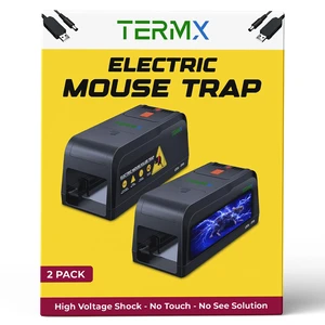 2 Large Electric Rat Trap Mouse Traps for Indoor Home No Touch Instant Kill 2 Large Electric Rat Trap Mouse Traps for Indoor Home No Touch Instant Kill