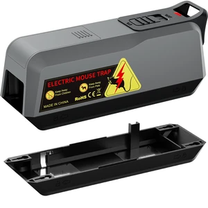 Electronic Mouse Trap Electric Mouse Trap Zapper for Indoor Use, Reusable Rodent Trap, No Touch No See, Effective Mice & Mouse Control Electronic Mouse Trap Electric Mouse Trap Zapper for Indoor Use, Reusable Rodent Trap, No Touch No See, Effective Mice & Mouse Control