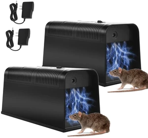 2026 Electric Mouse Trap Zapper, Reusable Electronic Rat Trap Indoor for Home, No-Touch Mice Zapper with High Voltage, Humane Rodent Traps for Kitchen Garage Attic(2Pack) 2026 Electric Mouse Trap Zapper, Reusable Electronic Rat Trap Indoor for Home, No-Touch Mice Zapper with High Voltage, Humane Rodent Traps for Kitchen Garage Attic(2Pack)