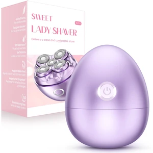 Electric Razor for Women Legs, Magnetic Rotary Shaver Special Design Purple | Wet/Dry Face & BodyTrimmer for Arms, Legs, Portable Travel Egg Shaver Hair Remover with Mini Size Electric Razor for Women Legs, Magnetic Rotary Shaver Special Design Purple | Wet/Dry Face & BodyTrimmer for Arms, Legs, Portable Travel Egg Shaver Hair Remover with Mini Size