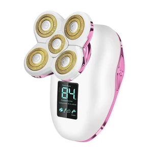 Electric Razors for Women- Waterproof & Travel Lock for 5D Rotary Shaver | IPX7 Waterproof, Type-C Fast Charging, 90 Min RuntimeLED Electric Razors for Women- Waterproof & Travel Lock for 5D Rotary Shaver | IPX7 Waterproof, Type-C Fast Charging, 90 Min RuntimeLED