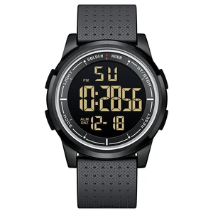 Ultra-Thin Minimalist Sports Waterproof Digital Watches Men with Wide-Angle Display Rubber Strap Wrist Watch for Men Women in Black Ultra-Thin Minimalist Sports Waterproof Digital Watches Men with Wide-Angle Display Rubber Strap Wrist Watch for Men Women in Black