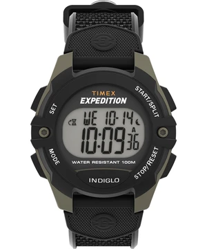 Men's Expedition 41mm Watch - Black Strap Digital Dial Green Case Men's Expedition 41mm Watch - Black Strap Digital Dial Green Case