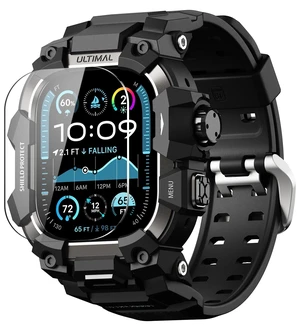 Rugged Case with Band for Apple Watch Ultra 4/3/2/1, 49mm Black | Military-Grade Shockproof Bumper Cover with Tactical Band Men, Built for Rugged Protection, Secure Fit and Everyday Comfort Rugged Case with Band for Apple Watch Ultra 4/3/2/1, 49mm Black | Military-Grade Shockproof Bumper Cover with Tactical Band Men, Built for Rugged Protection, Secure Fit and Everyday Comfort