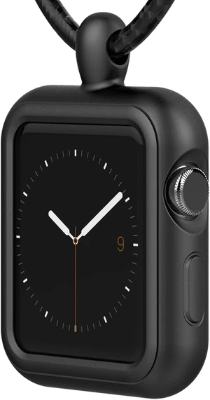 Compatible with Apple Watch Necklace Pendant Silicone Case Cover | Replacement for iWatch Pendant Series 12 11 10 9 8 7 6 5 4 3 2 SE SE2 SE3, 42 44 45 46mm Black Compatible with Apple Watch Necklace Pendant Silicone Case Cover | Replacement for iWatch Pendant Series 12 11 10 9 8 7 6 5 4 3 2 SE SE2 SE3, 42 44 45 46mm Black