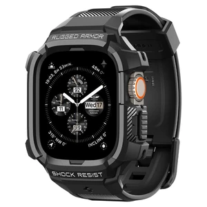 Rugged Armor Pro for Apple Watch Ultra 4/3/2/1 49mm Band with Case | Durable Protective TPU Shock Proof Scratch Resistant Cover Strap, Black Rugged Armor Pro for Apple Watch Ultra 4/3/2/1 49mm Band with Case | Durable Protective TPU Shock Proof Scratch Resistant Cover Strap, Black