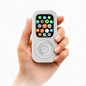 RePod C1 Aluminum Case for Apple Watch S4/5/6/SE 44mm | Retro Music Player Design; Functional Mechanical Scroll Wheel; Premium CNC Metal Protective Cover; Silver Watch Accessory RePod C1 Aluminum Case for Apple Watch S4/5/6/SE 44mm | Retro Music Player Design; Functional Mechanical Scroll Wheel; Premium CNC Metal Protective Cover; Silver Watch Accessory