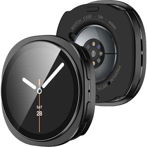 Metal Case for Galaxy Watch 9 40mm (2026) Case for Men Women | Built-in Glass Screen Protector Thin Aluminum Shockproof Protective Cover Slim Fit Bumper for Samsung Galaxy Watch9, Black Metal Case for Galaxy Watch 9 40mm (2026) Case for Men Women | Built-in Glass Screen Protector Thin Aluminum Shockproof Protective Cover Slim Fit Bumper for Samsung Galaxy Watch9, Black