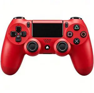 DualShock 4 Wireless Controller for PlayStation 4, Bluetooth Gamepad with Dual Vibration, Touch Pad, 3.5mm Audio Jack, Six-Axis Motion Sensor for PS4/Slim/Pro Console (Red) DualShock 4 Wireless Controller for PlayStation 4, Bluetooth Gamepad with Dual Vibration, Touch Pad, 3.5mm Audio Jack, Six-Axis Motion Sensor for PS4/Slim/Pro Console (Red)