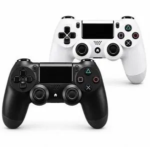 DualShock 4 Wireless Controller for PlayStation 4, Bluetooth Gamepad with Dual Vibration, Touch Pad, 3.5mm Audio Jack, Six-Axis Motion Sensor for PS4/Slim/Pro Console (White + Black) DualShock 4 Wireless Controller for PlayStation 4, Bluetooth Gamepad with Dual Vibration, Touch Pad, 3.5mm Audio Jack, Six-Axis Motion Sensor for PS4/Slim/Pro Console (White + Black)