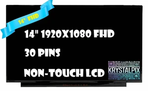 New LCD Display FITS- Replacement LCD for HP Chromebook 14b-na0010wm 14b-na0010 LCD LED Screen 14" FHD 1920X1080 30 pins Display New (Only for Non-Touch Screen) New LCD Display FITS- Replacement LCD for HP Chromebook 14b-na0010wm 14b-na0010 LCD LED Screen 14" FHD 1920X1080 30 pins Display New (Only for Non-Touch Screen)