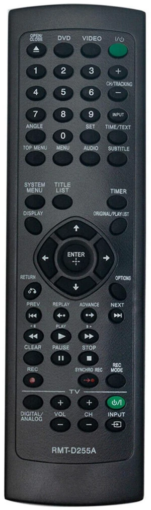 New RMT-D255A Replace Remote Control Compatible with Sony VCR DVD RDR-RDRVX535 RDRVX560VX535 RDR-VX560 New RMT-D255A Replace Remote Control Compatible with Sony VCR DVD RDR-RDRVX535 RDRVX560VX535 RDR-VX560
