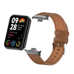 Mi Band 8 Pro Fashion Metal Leather Bracelet Replacement Wristbands Strap Compatible for Xiaomi 8/9 Pro/Redmi Smartwatch 4/5Not included Tracker Mi Band 8 Pro Fashion Metal Leather Bracelet Replacement Wristbands Strap Compatible for Xiaomi 8/9 Pro/Redmi Smartwatch 4/5Not included Tracker