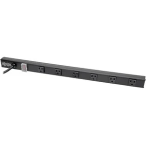 6 Right-Angle Outlet Power Strip, 8 ft. Long Cord, Right-Angle 5-15P Plug, 24 inches, 120V, Metal, Black (PS2406RA08B) 6 Right-Angle Outlet Power Strip, 8 ft. Long Cord, Right-Angle 5-15P Plug, 24 inches, 120V, Metal, Black (PS2406RA08B)