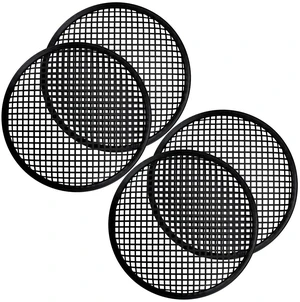 2 Pairs 15" inch Subwoofer Metal Waffle Grills - Universal Speaker Cover Guard - Black 2 Pairs 15" inch Subwoofer Metal Waffle Grills - Universal Speaker Cover Guard - Black